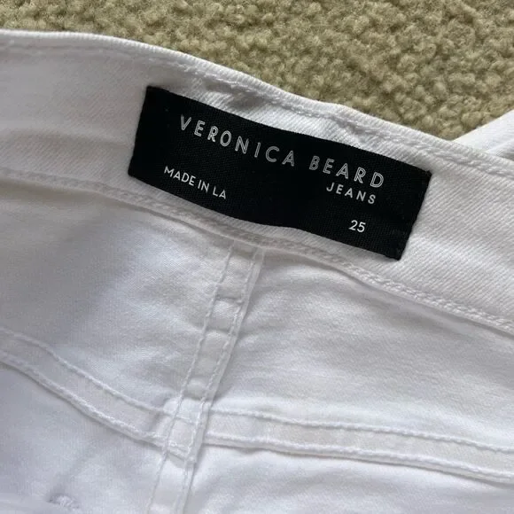 VERONICA BEARD CARLY KICK FLARE RAW HEM Size 25 NWOT